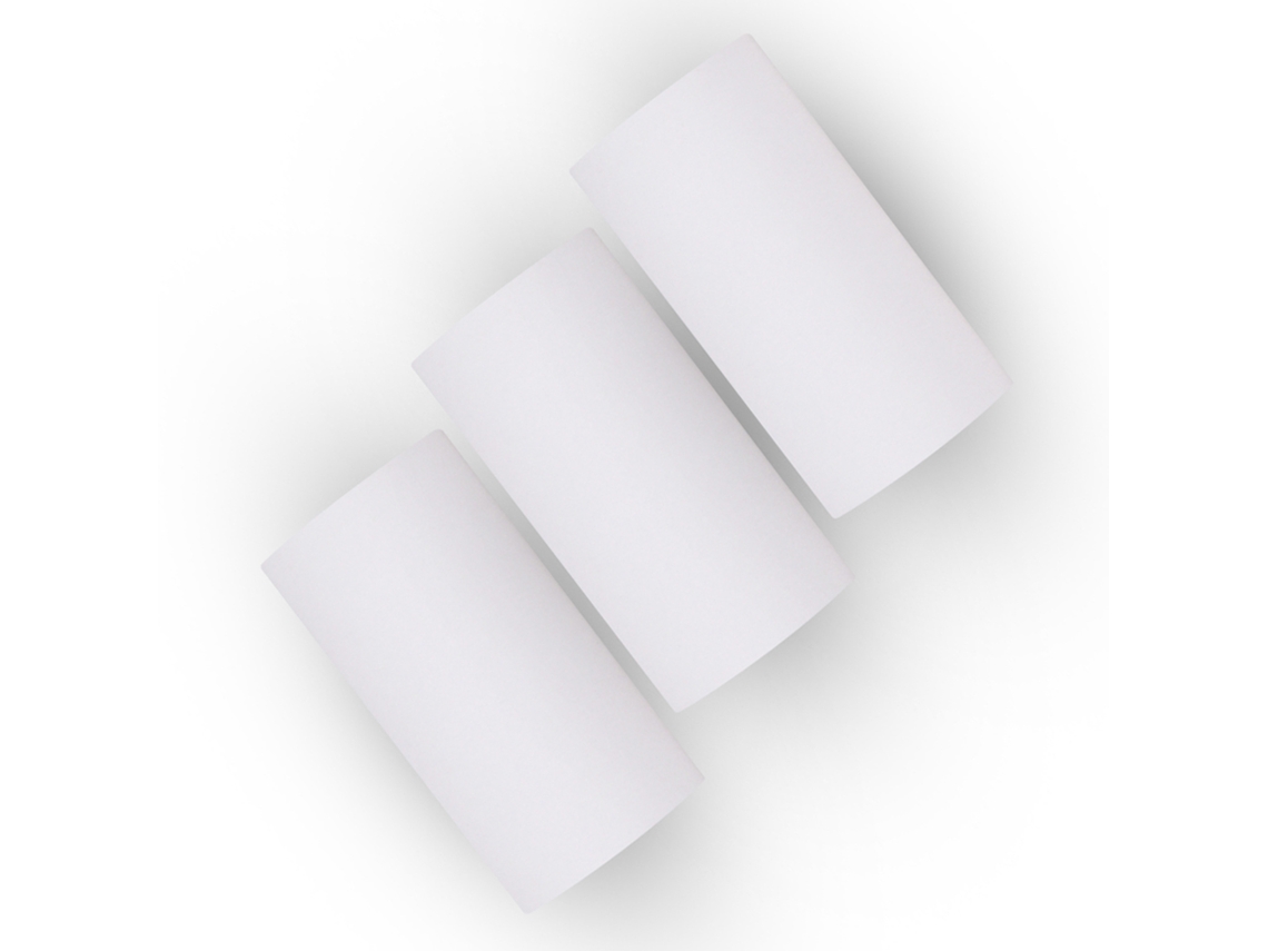 Rollos de papel térmico de 56*30 mm, libres de BPA, para impresoras Peripage Paperang, 3 unidades.