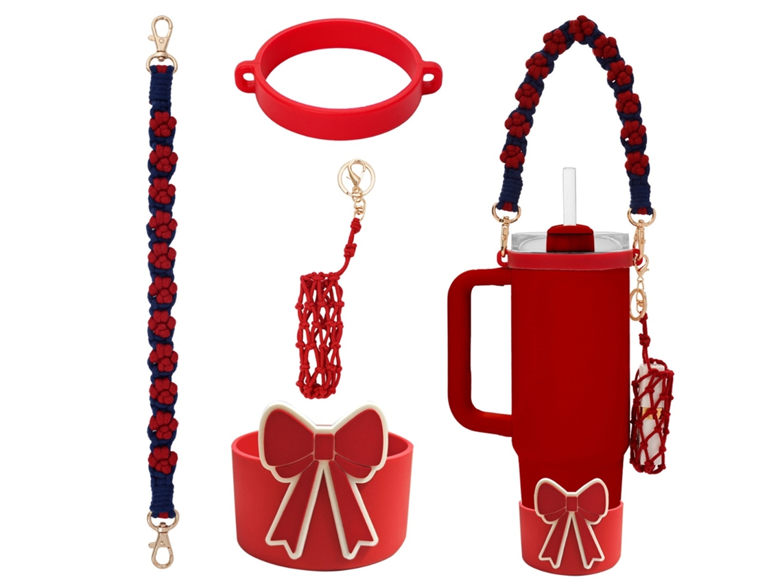 Juego De 4 Accesorios Eifson Para Vasos Con Minibolsa De Almacenamiento Para Vasos Stanley Y Owala (09)