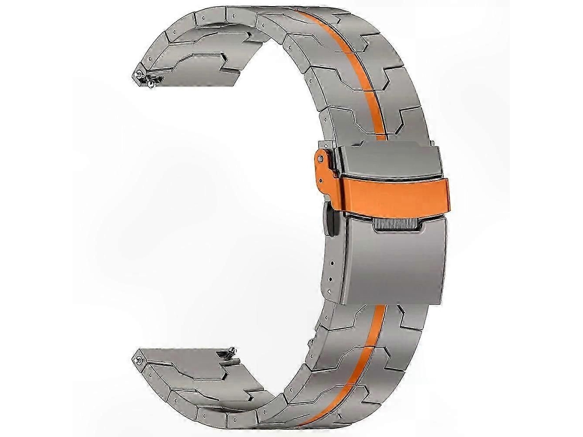 Pulseira De Titânio Para Relógios E Smartwatches, Com Elos De 20 Mm E 22 Mm.