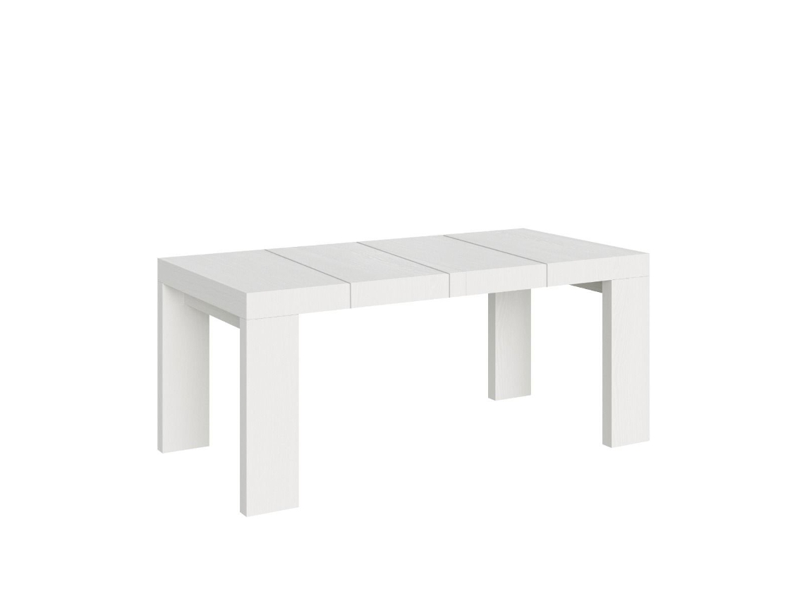 Mesa extensible Roxell Premium 140/400x90 cm Fresno blanco Itamoby