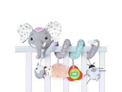 Peluche De Elefante En Espiral Colgante Para Cochecito Con Caja De Música Suave