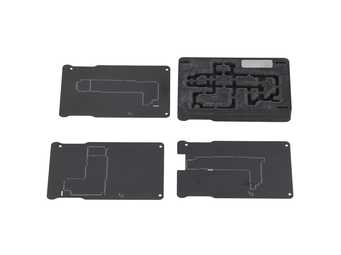 Plataforma de reballing de moldeado mediano Aetheria 4 en 1 para iPhone 12/12 Pro/12 Pro Max/12 Mini