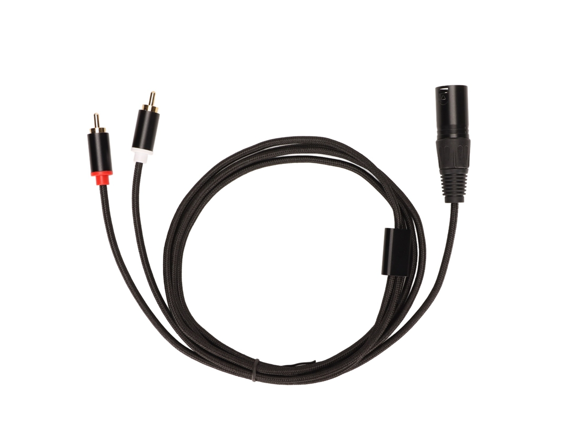 Cable Xlr Macho A 2 Rca Hifi, Señal Clara Sin Pérdidas, Divisor En Y Xlr Para Mezclador, Altavoz Activo Y Micrófono, 2