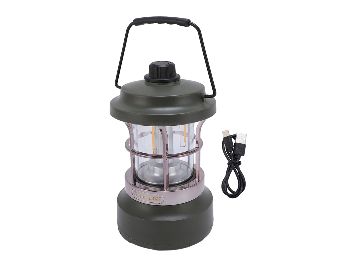 2026-linterna Recargable De Camping 2 En 1 Con Luz De Cadena Ipx4 Resistente Al Agua Portátil Para Exterior Y Tiendas