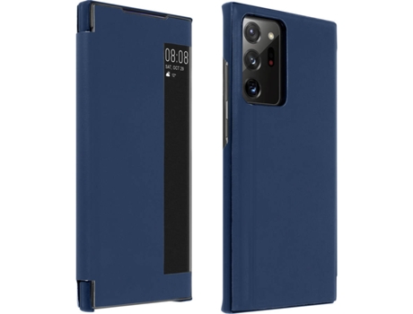 Funda Samsung Galaxy Note 20 Ultra AVIZAR Ventana Inteligente Azul Oscuro