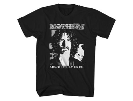 Camiseta ROCKINSTONE Frank Zappa las madres de la invención absolutamente gratis álbum arte Frank Zappa (Algodón - M)
