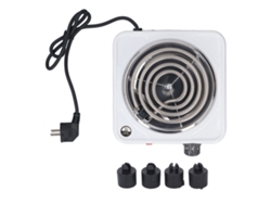 Placa Eléctrica Portátil De Sobremesa De 1500 W Con Resistencia Individual Ajustable Para Café Y Té.