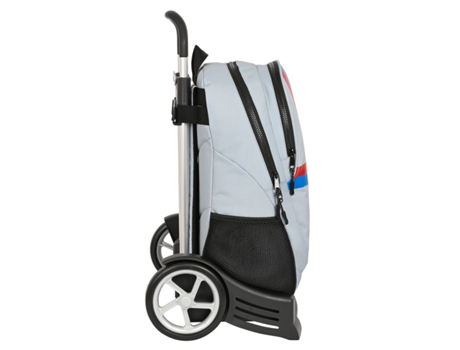 Mochila Escolar Con Ruedas F.C. Barcelona Gray 32 x 44 x 16 cm