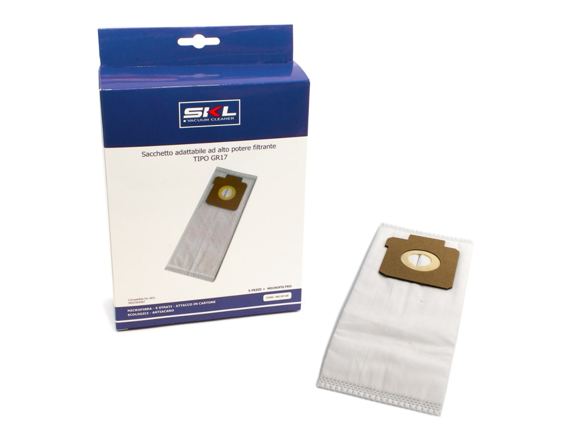 Bolsa Para Aspiradora De Polvo, 5 Unidades - Aeg9002564467 Vac201ae