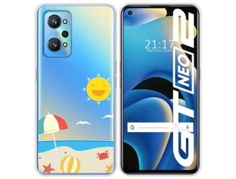 Carcasa Realme GT NEO 2 5G TUMUNDOSMARTPHONE Dibujos Transparente Multicolor