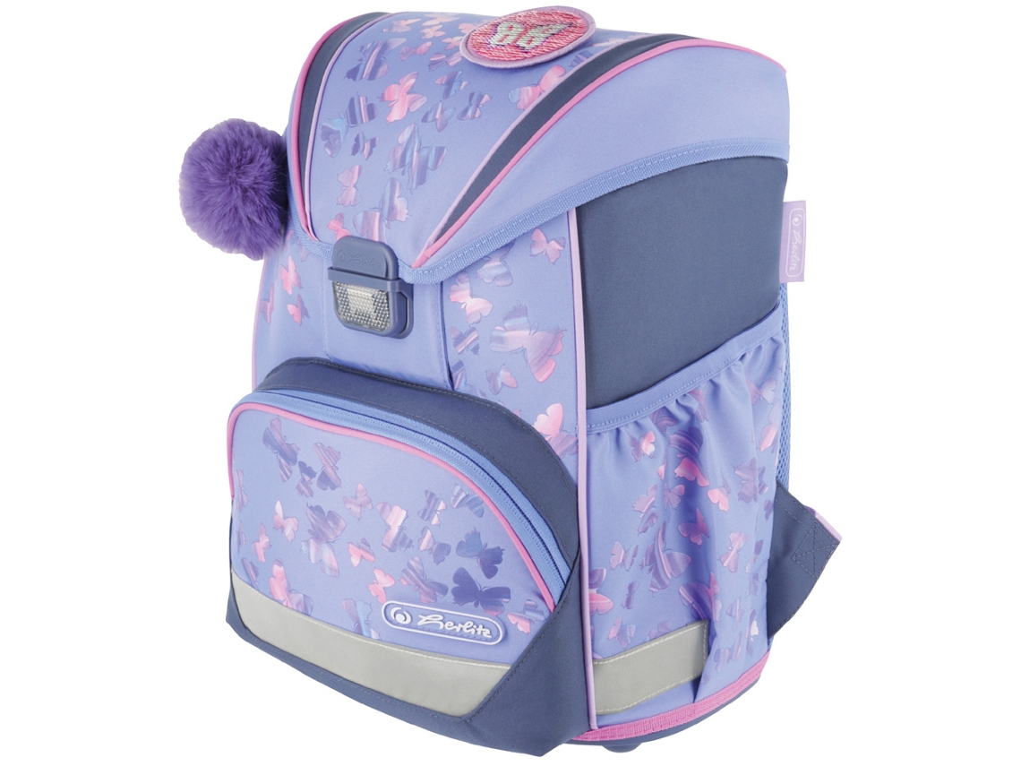 Mochila Escolar HERLITZ Ultralight Plus Butterfly Paradise