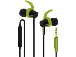 Auriculares con Cable FOREVER SP100 Green (In Ear - Noise Cancelling - Verde)