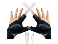 Danu26-guantes Con Linterna Led Para Pesca Al Aire Libre De Noche Reparación Camping Herramientas Regalos Navideños