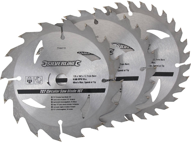 Conjunto de Discos para Sierra Circulares SILVERLINE 704410