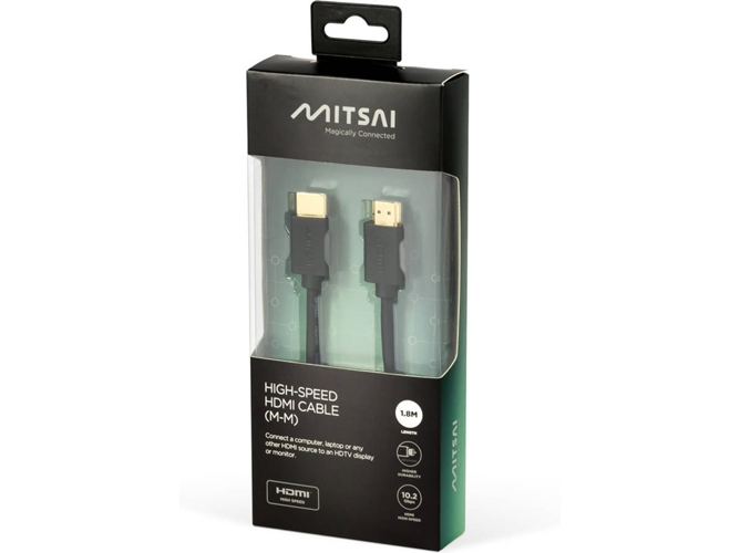 Cable HDMI MITSAI (1.8m - Negro)