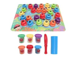 Ats-sellos De Plastilina Alfabeto Diy Para Niños Juguete Educatsivo Con Alfombrilla De Actividad Abc Letras Selladores De Arcilla Y Pintura