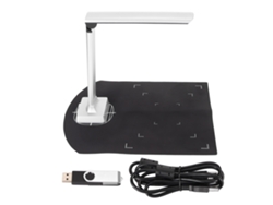 Escáner De Documentos De 12 Mp, Resolución De 3840 X 2880, Tamaño A4, Escáner De Libros Y Documentos Elevable, Portátil, Usb, Con Función Ocr