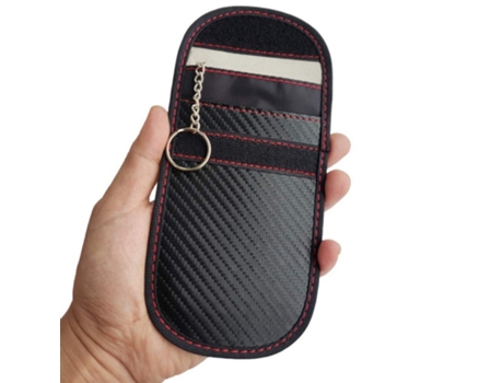 Car key signal blocker case faraday cage fob pouch keyless rfid bolsa de bloqueo[Metro]