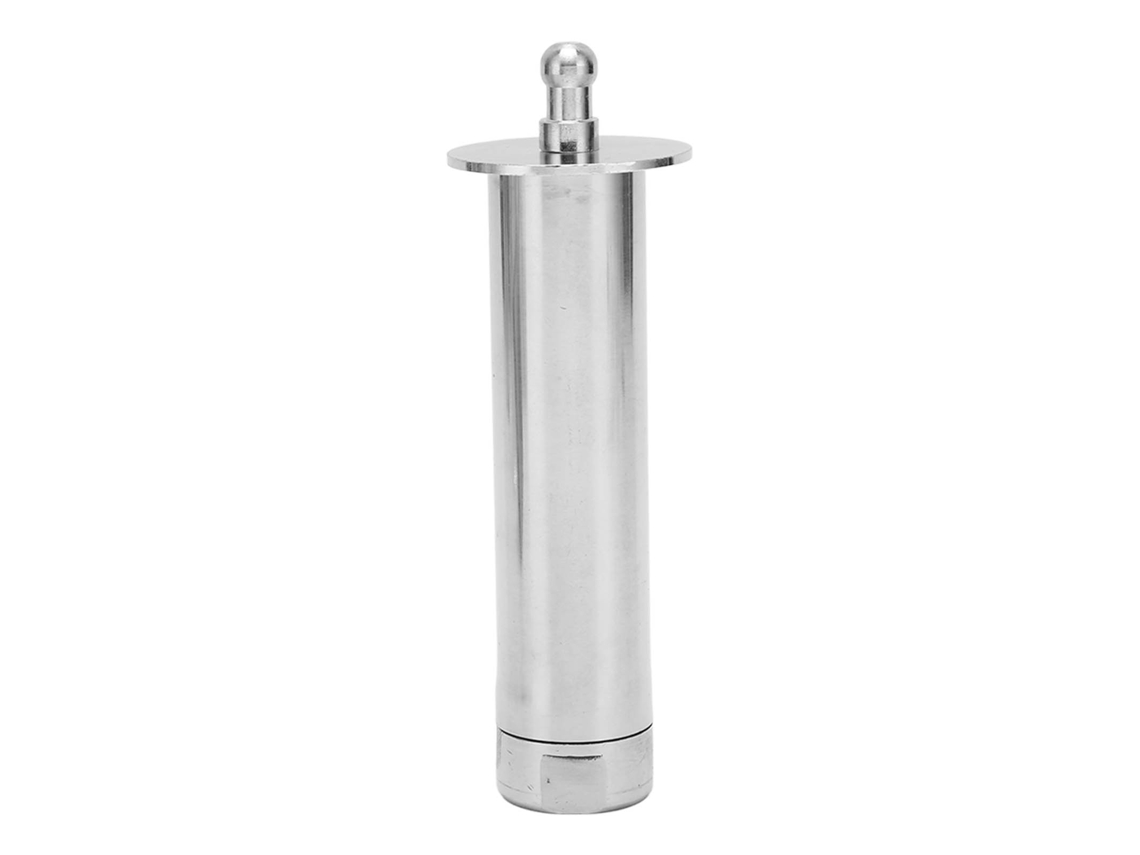 Boquilla de fuente con rosca hembra G3/4 de acero inoxidable con cabezal de mariposa plateado