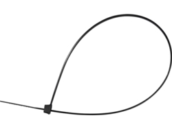 Bridas VIVANCO de nailon 368 mm. 100 uds. (Negro)