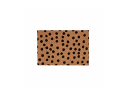Relaxdays Felpudo Coco, Con Puntos, 60x40 Cm, Alfombra Puerta Interior Y Exterior, Tapete Antideslizante, Natural/negro