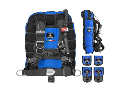 Colete Fly Tech Azul Mdive System