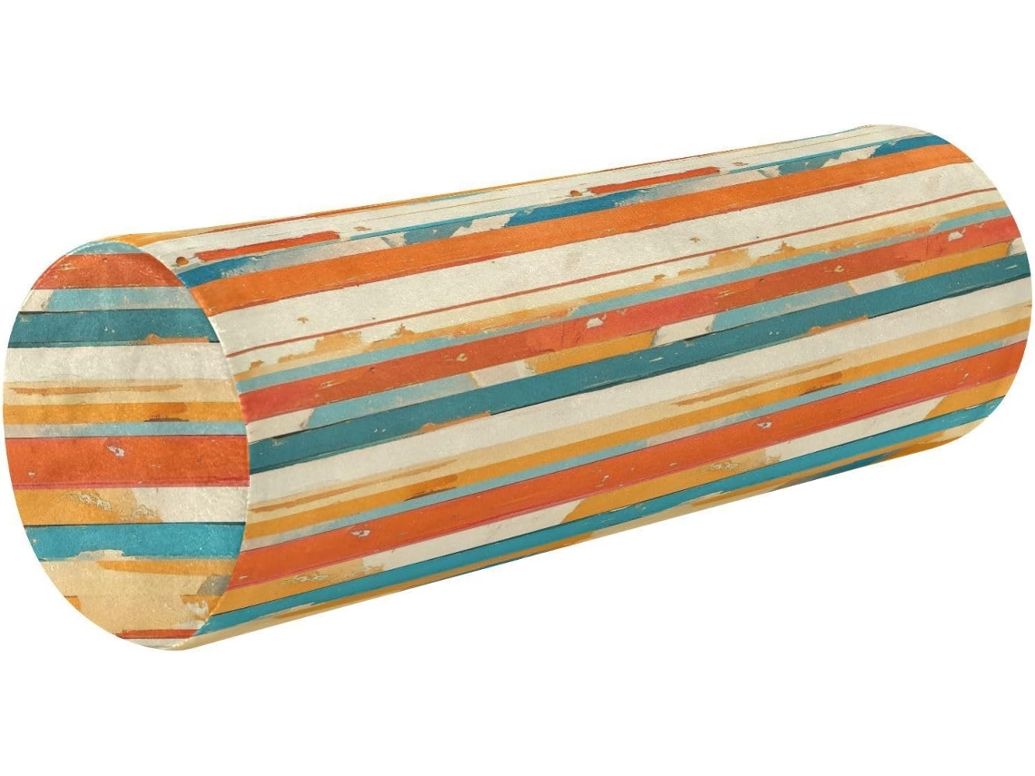 Almohada Frodotgv Cervical Rayas Espuma Viscoelástica Cómodo Soporte Fácil Fácilmente