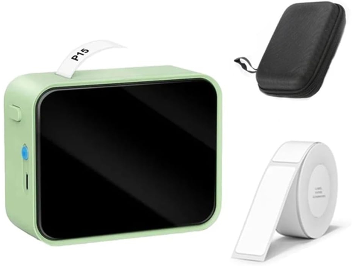 Impresora portátil P15 Mini BT con tinta térmica UV, autoadhesiva, compatible con impresoras D11 y D Gokoco