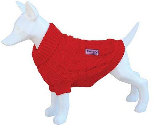 Freedog Fd5000594 Jersey lana para perro color rojo ropa nature 35