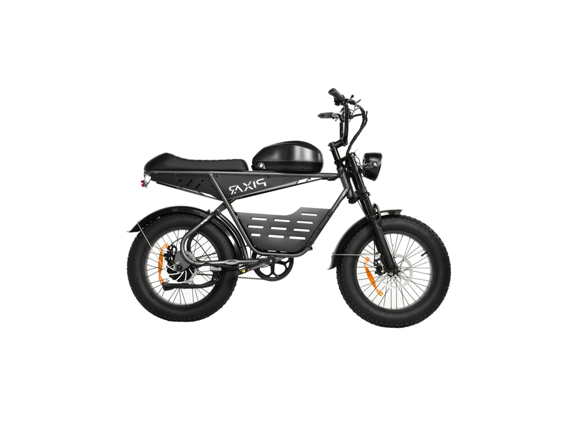 Pixar Super V 500w 48v 30ah 20x4 Bicicleta Eléctrica Gris Freno De Disco