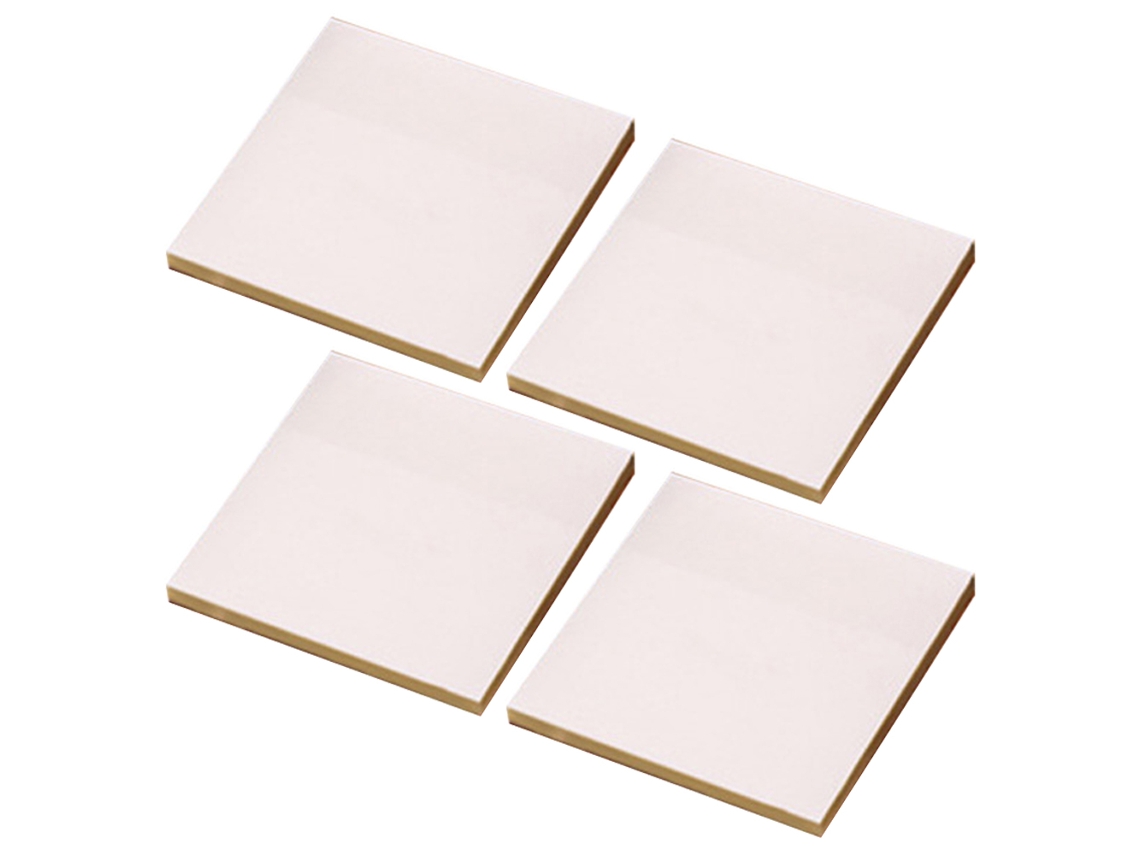 50 Unidades de Notas Adhesivas Transparentes 75x50 Mm, Bloc de Notas Impermeable y Translúcido