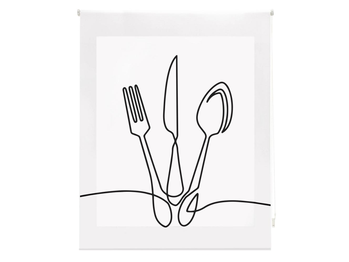 Estor Enrollable HAPPYSTOR Estampado Digital Cocina HSCC20503 165x180 cm