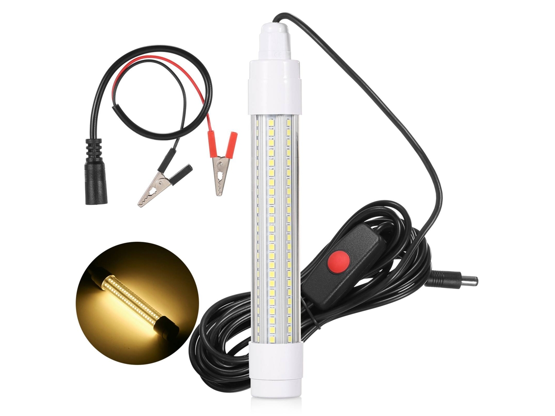 Linterna Sumergible Para Pesca Con 144 Led, 1600 Lúmenes, Ip68, Para Pesca Nocturna Y Para Atraer Peces.