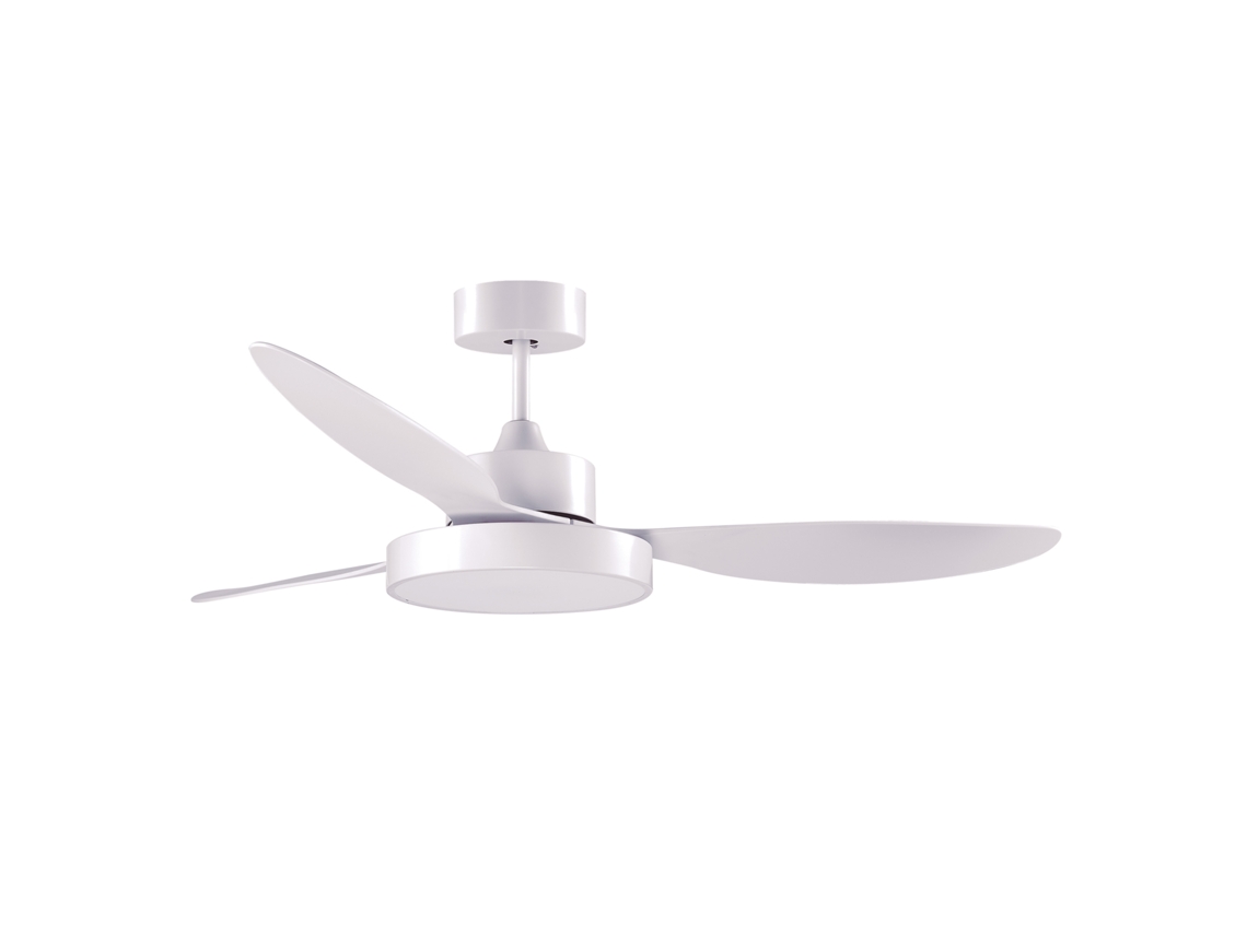 Ventilador de Techo Tulum Blanco 3 Aspas 25W Led 3000-4000-6000K Alt.39Xd.120Cm FERRIMEX