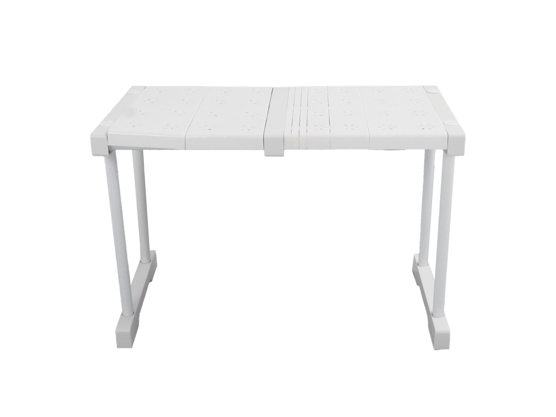 Estante apilable expandible con capacidad de carga de 121 lb, divisor de almacenamiento para armario, longitud de 37-48 cm (14,6-18,9 pulgadas).