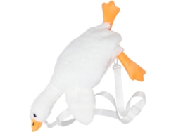 Bolso De Hombro De Felpa Blanca Suave Con Estampado De Aves, Bolso De Mano Bonito Y Cómodo Para Mujer.