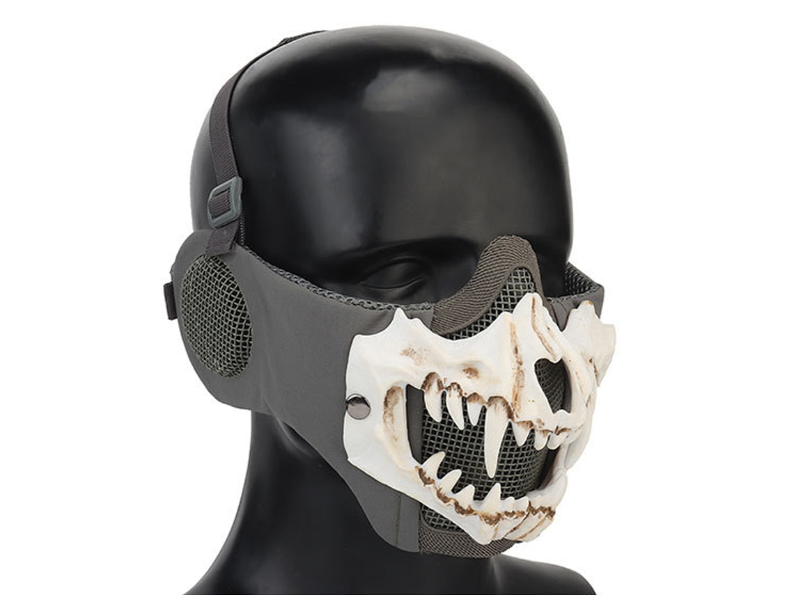 2026-protector De Orejas Esqueletos Carácter Medio Halloween Fangs Disfraz Terrorífico