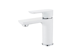 Grifo De Lavabo En Latón Blanco Colección Argolide