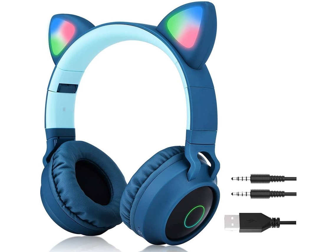 Auriculares Bluetooth CHRONUS ChatH1 (On Ear - Micrófono - Noise Cancelling - Azul)