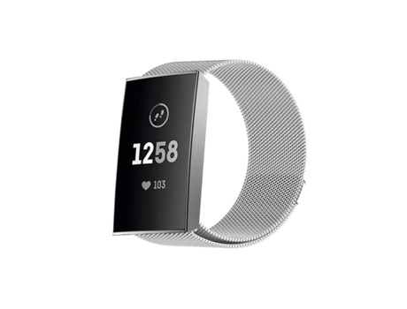 Correa Milanese Loop para Fitbit by Google Charge 3 Silver