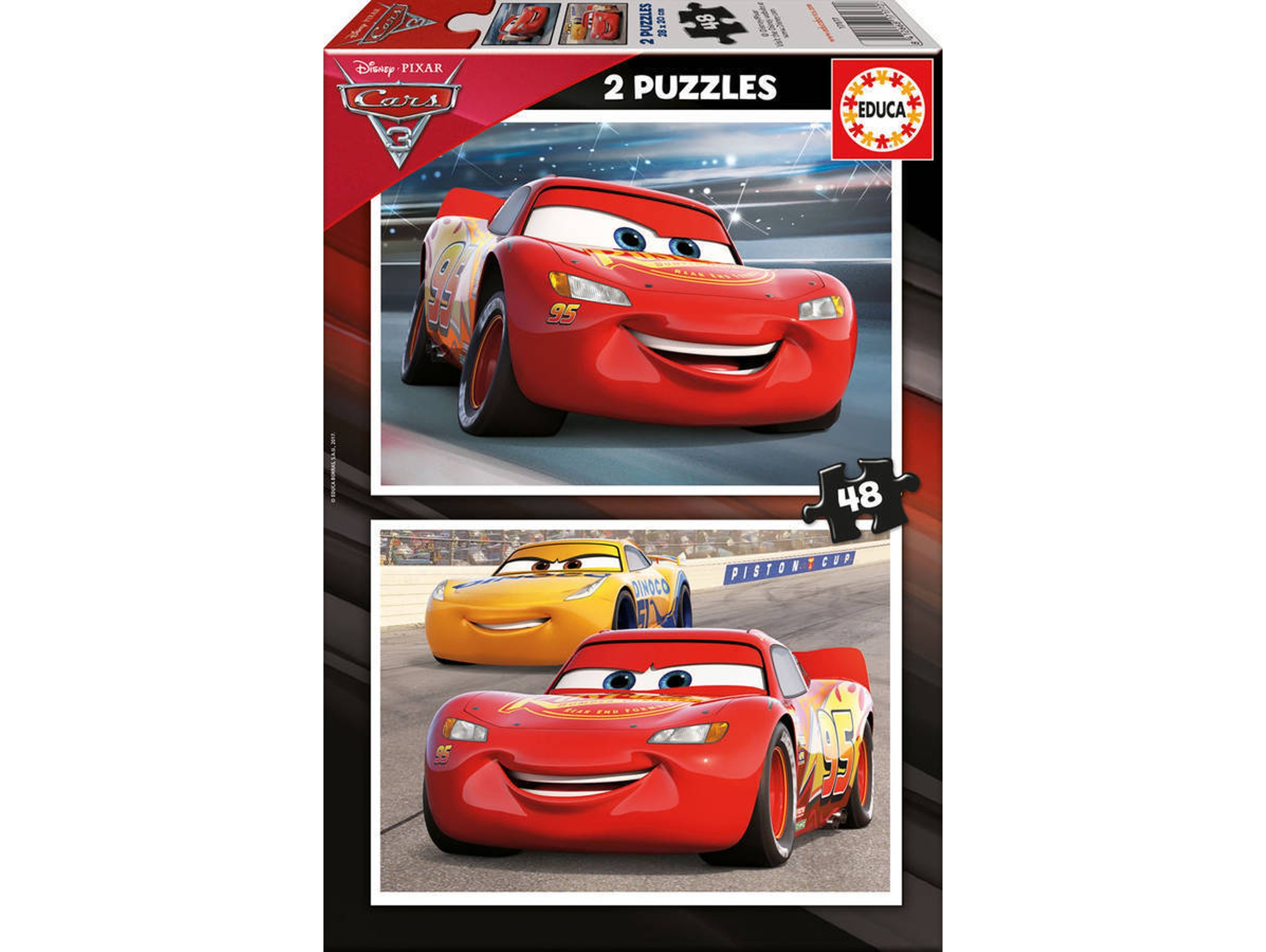 PUZZLE 2X48PÇS CARS 3
