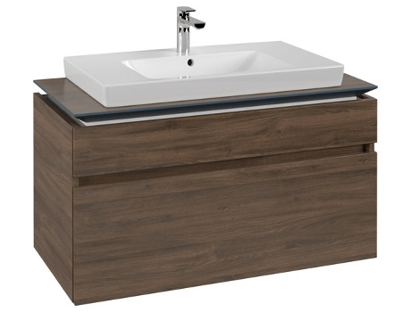 Módulo de lavabo Villeroy &amp Boch Legato B695 1000x550x500mm centrado en el lavabo