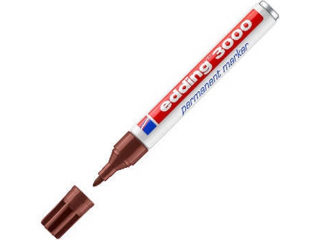 Edding castanho Perm Marker 1.5 3mm 3000 07