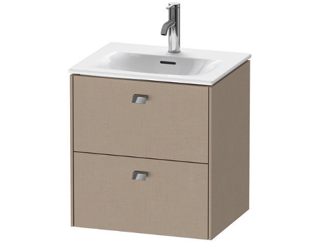 Mueble DURAVIT Brioso bajo lavabo suspendido 52,0 x 41,9 cm con 2 cajones incl. recorte de sifón y delantal para lavabo Viu 234453