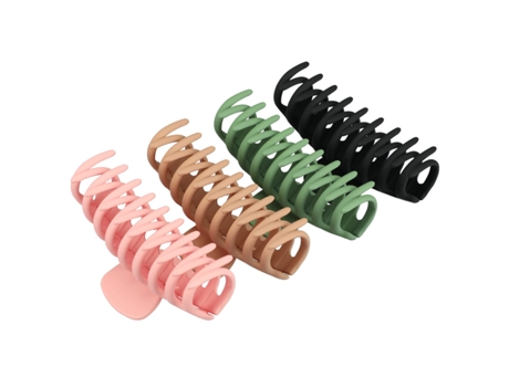 Pinzas Para El Cabello Para Mujer Pinzas Para El Cabello Grandes Para Cabello Grueso, Pinzas Para El Cabello Antideslizantes, 4 Colores ZMDECQNA