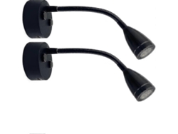 Luz de lectura LED ajustable de 12 V y 24 V con cargador USB para autocaravanas, caravanas y remolques Nostalgia88