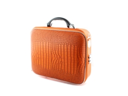 Mala De Cabine Bombata E00796 13 (naranja Pele Sintética 37 X 30 X 15 Cm)