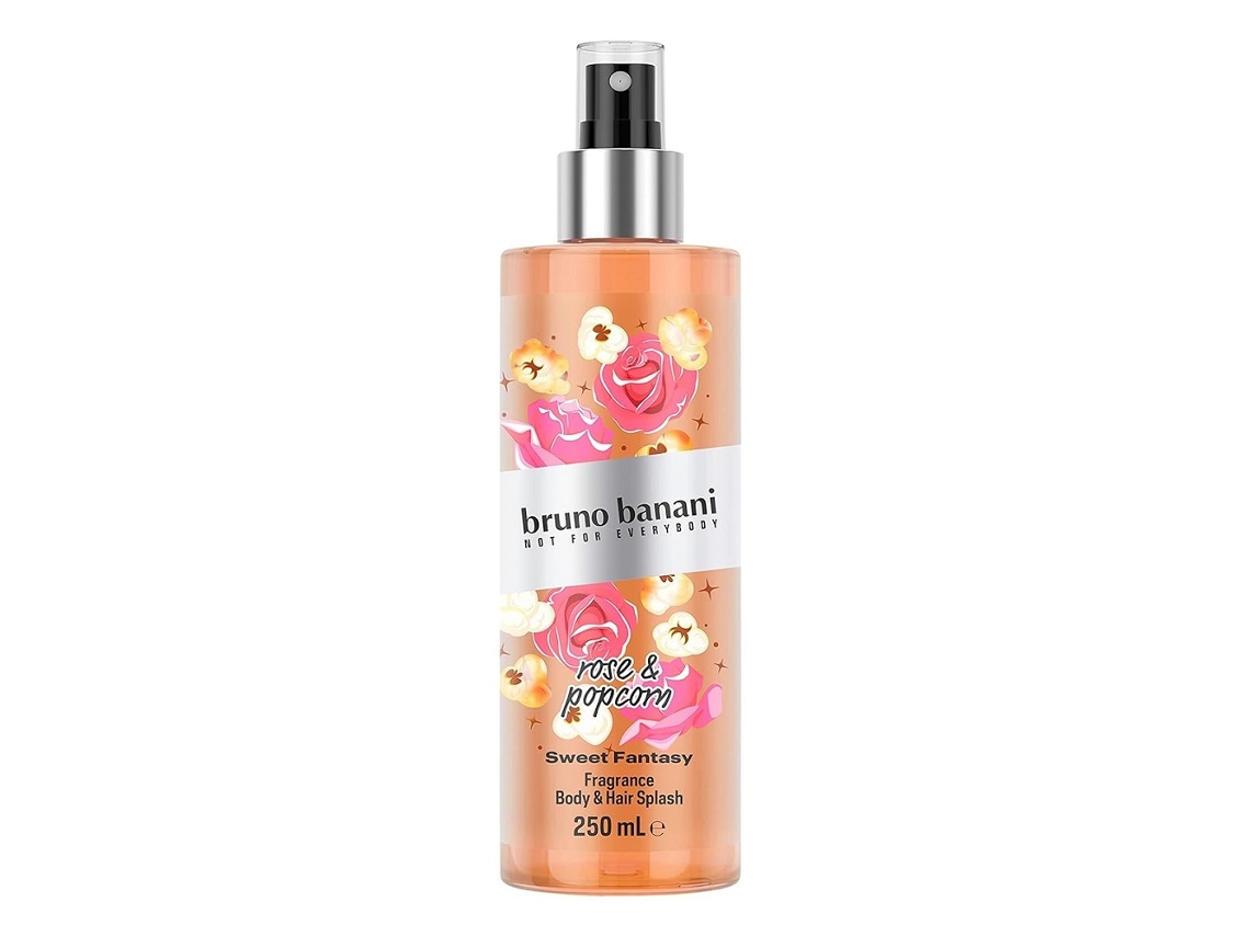 Bruma corporal Sweet Fantasy de palomitas de maíz y rosas, 250 ml Bruno Banani