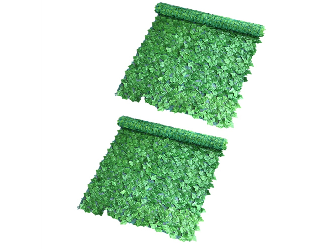 Red de cerca de hojas de parra simuladas, decoración de plantas verdes, hojas artificiales, decoración de jardín interior y exterior, balcón, Mdug