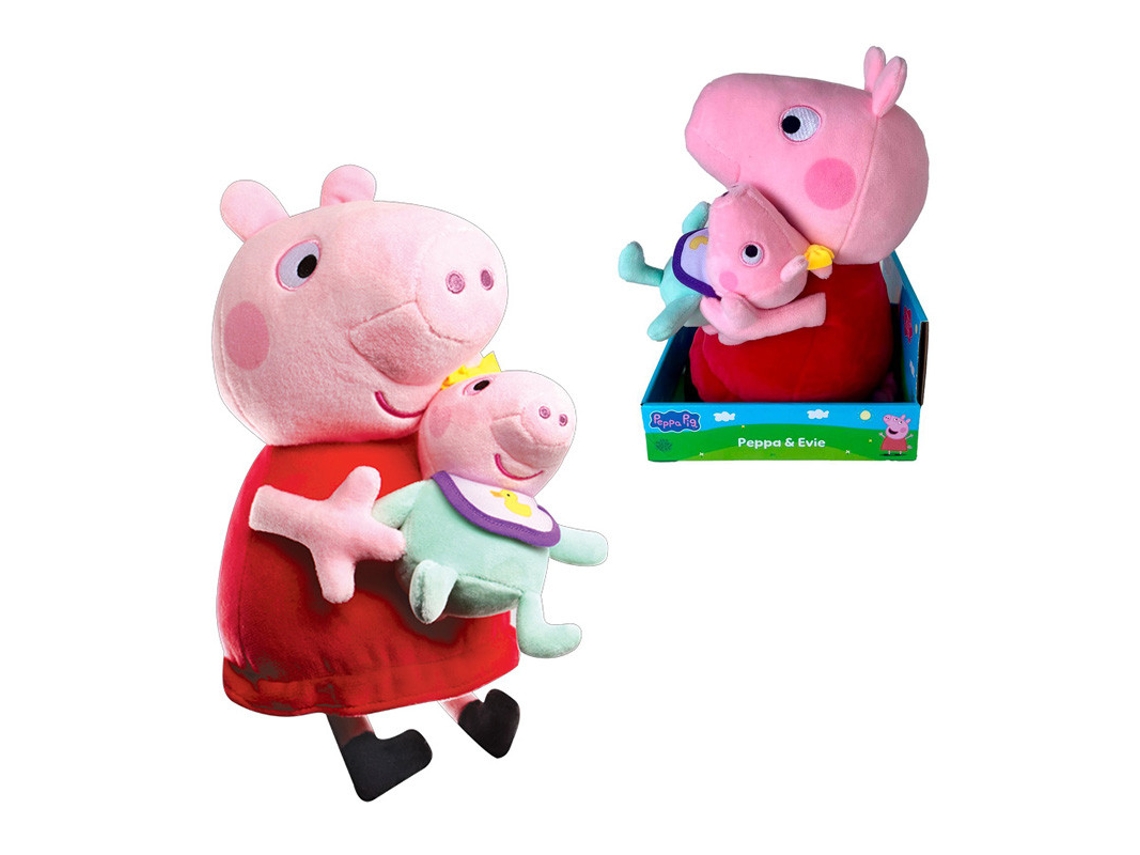 Con bebé Peppa Pig de 25 cm